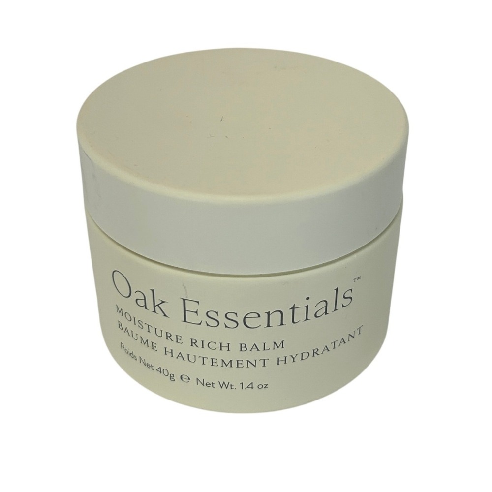Oak Essentials Moisture Rich Balm 1.4oz 40g Hydrating Face Cream Skincare NEW